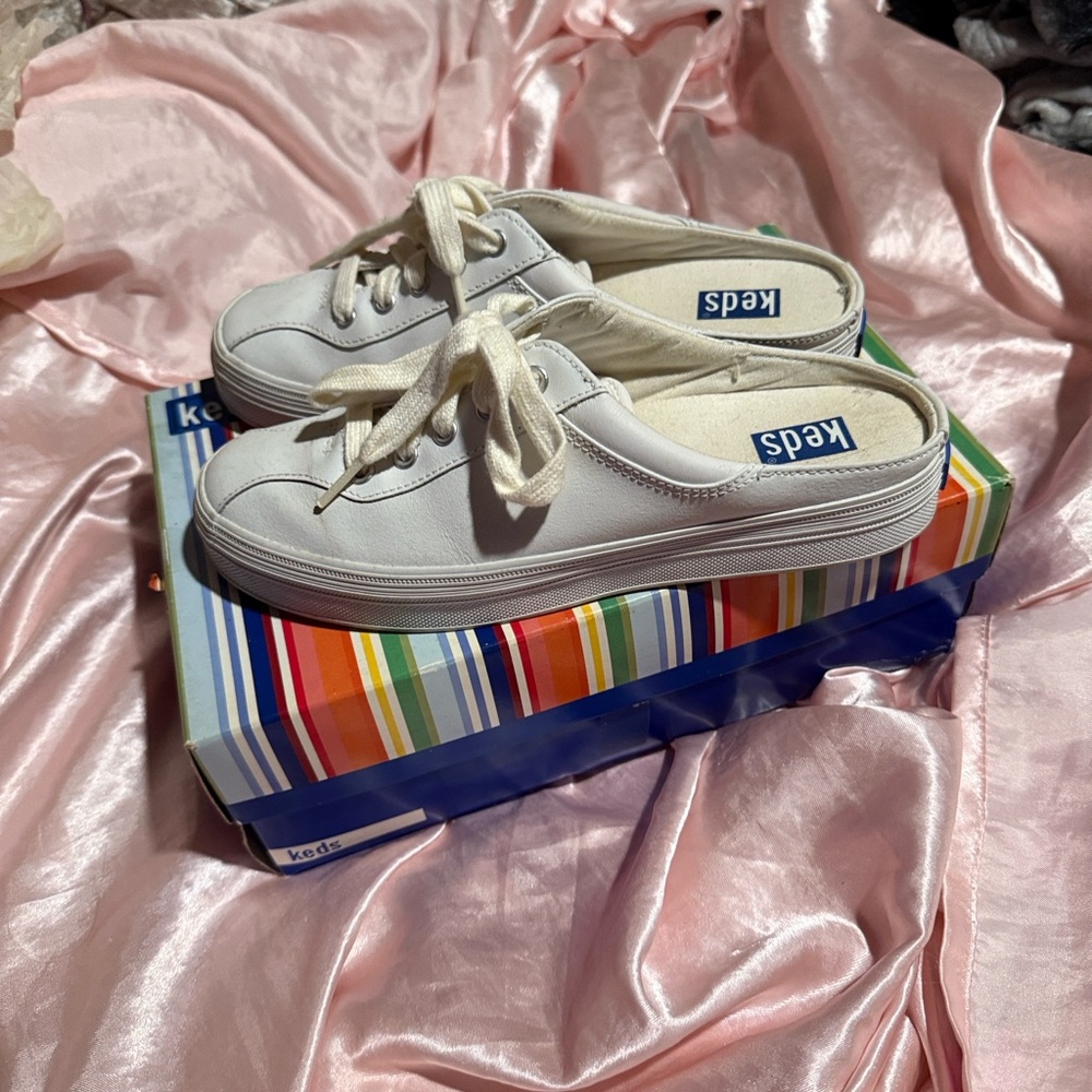 Keds Classic White Mule Sneakers